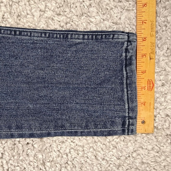 Levis 510 Jeans Mens 33x34 (Fits 30x33) Blue Skinny Dark Wash Denim - Picture 13 of 14